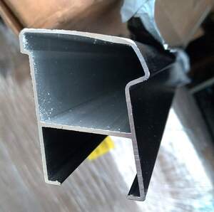 Интегриров. рейлинги FLUSH (Флаш) продольные RENAULT TRAFIC 2001-2015 кор. база, черные