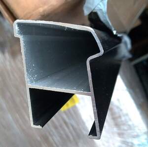 Интегриров. рейлинги FLUSH (Флаш) продольные VW T6 (2015-н.в.) длинная база, черные ERKUL