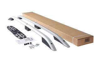 Рейлинги продольные CROWN для VW T6 (2015-н.в.) серебристые длинная база