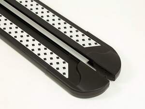 Пороги-подножки VISION V2 BLACK для KIA SORENTO PRIME III 2015-2020 Пороги-подножки VISION V2 BLACK для KIA SORENTO PRIME III 2015-2020