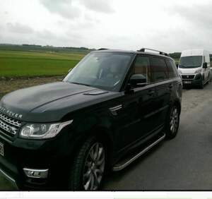 Рейлинги продольные RANGE ROVER VOGUE 2002-2012 Оригинал black метал.опор стойки