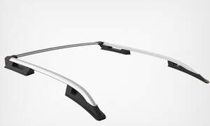 Рейлинги продольные TOYOTA HILUX VII (2004-2015) большие (с поперечиной) FALCON silver