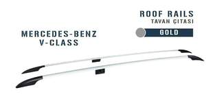 Рейлинги GOLD продольные MERCEDES-BENZ VITO/VIANO (2003-2015/2015-н.в.)W639, W447 (L2) средняя база Рейлинги GOLD продольные MERCEDES-BENZ VITO/VIANO (2003-2015/2015-н.в.)W639, W447 (L2) средняя база