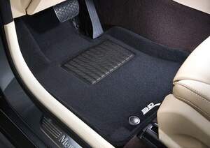 Коврики салона текстильные Honda Pilot III (2015-н.в.) LINER 3D Lux с бортиком черные