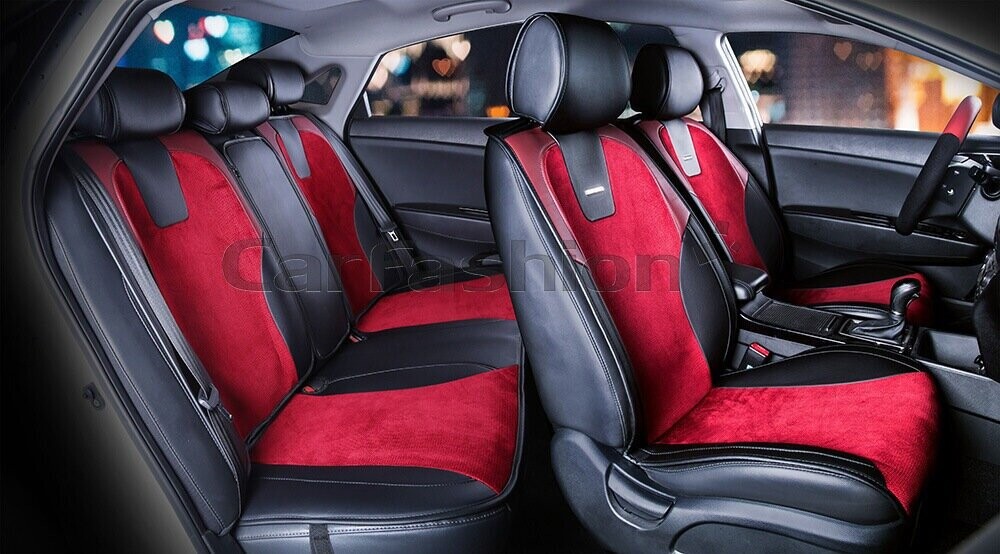 Комплект Накидок «SPACE PLUS» черный/бордовый/бордовый 22406 Комплект Накидок «SPACE PLUS» черный/бордовый/бордовый 22406