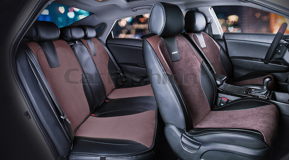 Комплект Накидок «SPACE PLUS» черный/кофе/кофе 22412 Комплект Накидок «SPACE PLUS» черный/кофе/кофе 22412