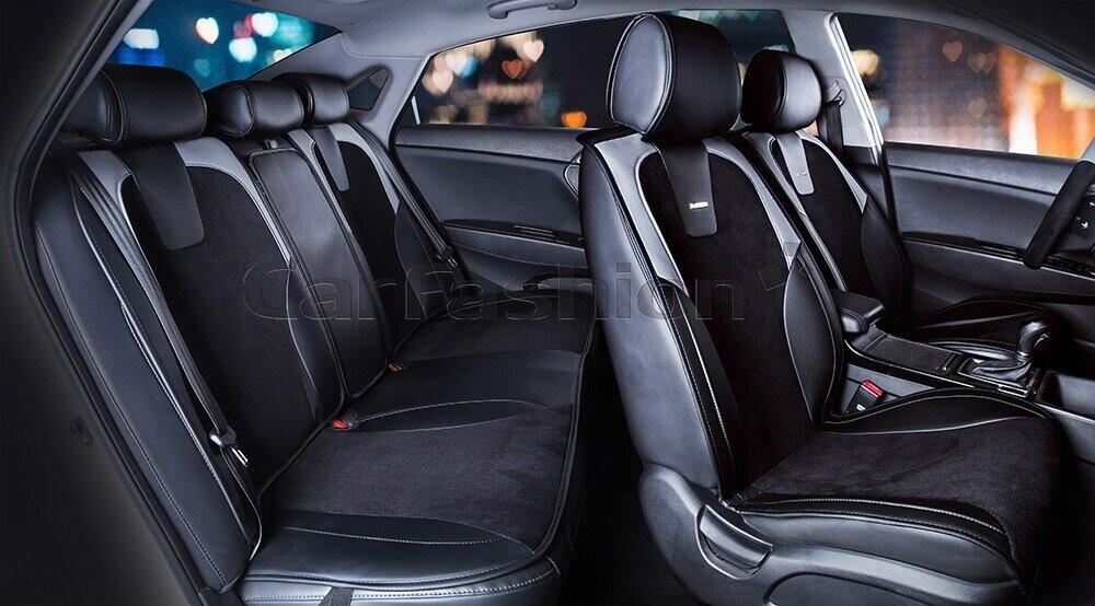 Комплект Накидок «SPACE PLUS» черный/черный/серый 22405 Комплект Накидок «SPACE PLUS» черный/черный/серый 22405