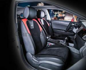 Накидки Фронт «SPACE» черный/черный/красный 21407