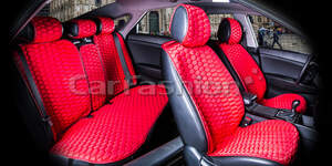 Комплект Накидок «CARBON PLUS» красный/красный/красный 22063