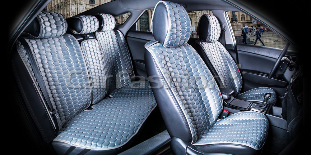 Комплект Накидок «CARBON PLUS» серый/серый/серый 22064 Комплект Накидок «CARBON PLUS» серый/серый/серый 22064