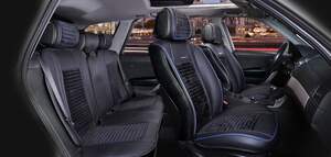 Комплект Накидок «MADRID PLUS» черный/черный/серый/серый 22262