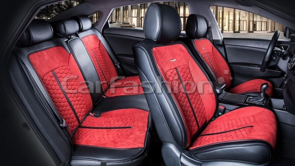 Комплект Накидок «STALKER PLUS» красный/черный/красный 22459 Комплект Накидок «STALKER PLUS» красный/черный/красный 22459