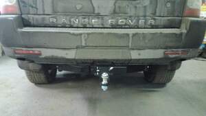 Фаркоп Land Rover Discovery III, IV 2004-2017, Land Rover Range Rover Sport 2006-2013 съемное крепление шара под американский квадрат
