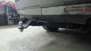 Фаркоп Land Rover Discovery III, IV 2004-2017, Land Rover Range Rover Sport 2006-2013 съемное крепление шара под американский квадрат