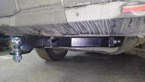 Фаркоп Land Rover Discovery III, IV 2004-2017, Land Rover Range Rover Sport 2006-2013 съемное крепление шара под американский квадрат