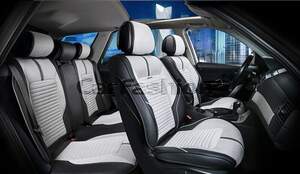 Комплект Накидок «SECTOR PLUS» черный/с.серый/черный 22273