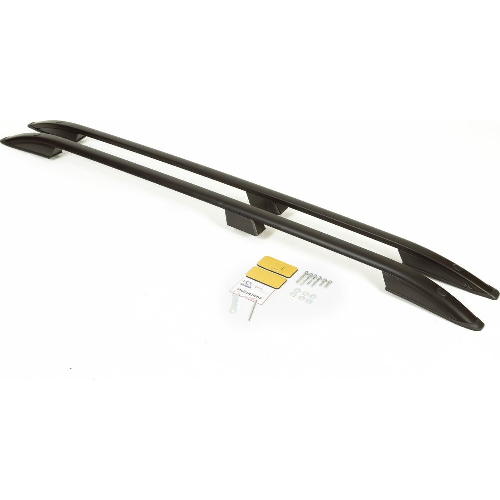 Рейлинги «SKYPORT» продольные для RENAULT KANGOO MAXI II (2007-2013/2013-н.в.)черные Рейлинги «SKYPORT» продольные для RENAULT KANGOO MAXI II (2007-2013/2013-н.в.)черные