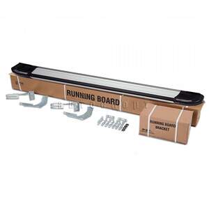 Пороги RAINBOW для NISSAN PATHFINDER 2014-2021 (алюминий+пластик) от ERKUL Пороги RAINBOW для NISSAN PATHFINDER 2014-2021 (алюминий+пластик) от ERKUL