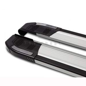 Пороги RAINBOW для VOLKSWAGEN TOUAREG I/II2003-н.в. (алюминий+пластик) от ERKUL