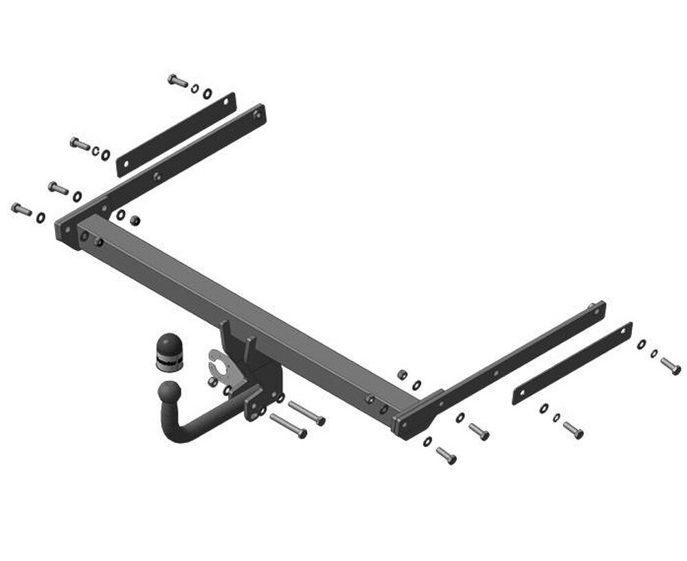 Фаркоп «Motodor» Ford Kuga 2013-2020 крепление шара на двух болтах Фаркоп «Motodor» Ford Kuga 2013-2020 крепление шара на двух болтах