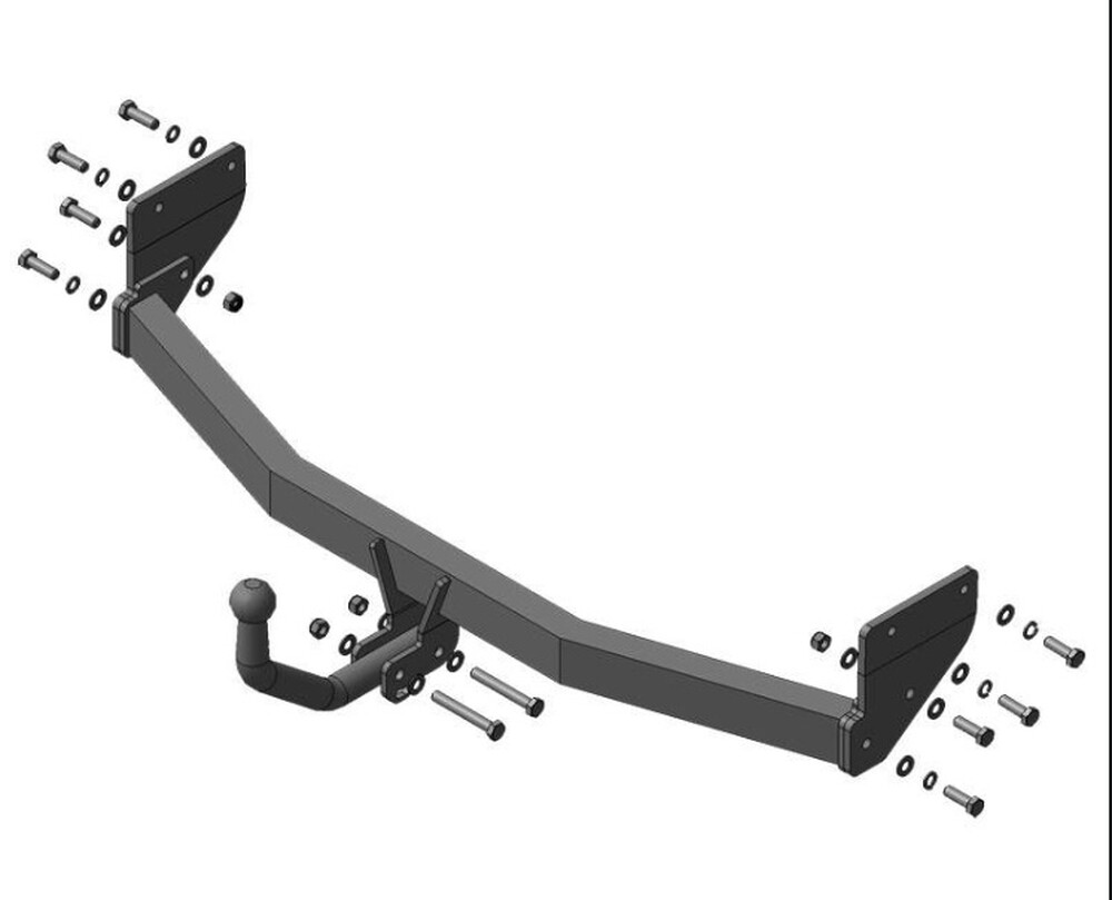 Фаркоп «Motodor» Hyundai Solaris II седан 2017-2020, Kia Rio IV 2017-2020 крепление шара на двух болтах Фаркоп «Motodor» Hyundai Solaris II седан 2017-2020, Kia Rio IV 2017-2020 крепление шара на двух болтах