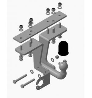 Фаркоп «Motodor» Nissan Terrano 2014-, Renault Duster 2012-2021, 2021- крепление шара на двух болтах Фаркоп «Motodor» Nissan Terrano 2014-, Renault Duster 2012-2021, 2021- крепление шара на двух болтах