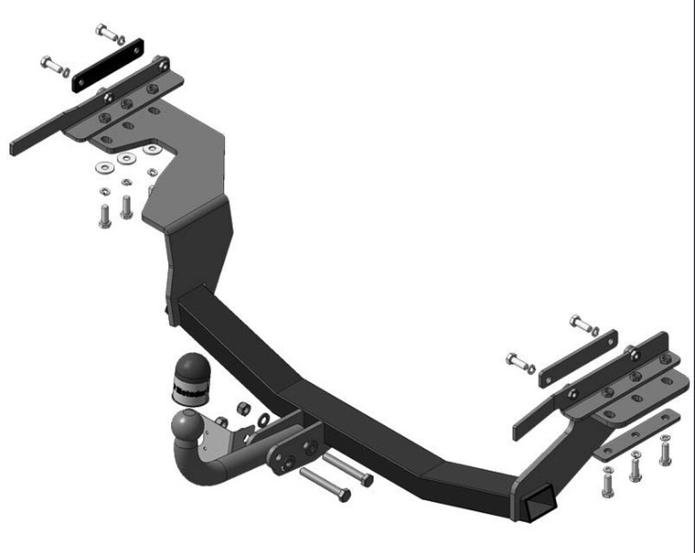 Фаркоп «Motodor» Nissan X-Trail T31 2007-2015 крепление шара на двух болтах Фаркоп «Motodor» Nissan X-Trail T31 2007-2015 крепление шара на двух болтах