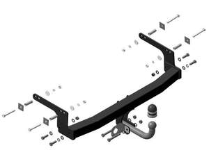 Фаркоп «Motodor» Renault Kaptur 2016- крепление шара на двух болтах Фаркоп «Motodor» Renault Kaptur 2016- крепление шара на двух болтах