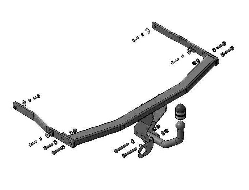 Фаркоп «Motodor» Renault Scenic/Grand Scenic II/III 2003-2016 Фаркоп «Motodor» Renault Scenic/Grand Scenic II/III 2003-2016