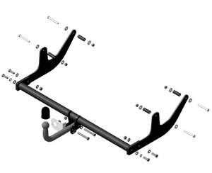 Фаркоп «Motodor» Лада Ларгус 2012-, Лада Ларгус Cross 2012- крепление шара на двух болтах
