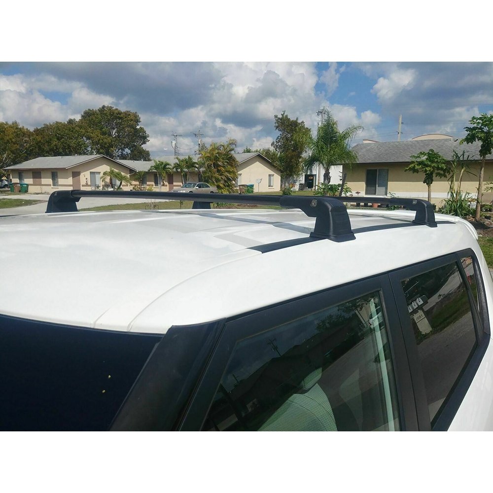 Багажные поперечины в штатные места KIA Soul III (2019-н.в.) без рейлингов, черные Багажные поперечины в штатные места KIA Soul III (2019-н.в.) без рейлингов, черные