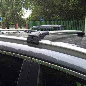 Багажные поперечины WingCarrier V2 для KIA SOUL III 2019-н.в. на интегриров. рейлинги, черные Багажные поперечины WingCarrier V2 для KIA SOUL III 2019-н.в. на интегриров. рейлинги, черные