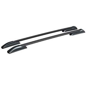Рейлинги «APS» продольные алюминиевые для KIA Soul III (2019-н.в.) хэтчбек черные