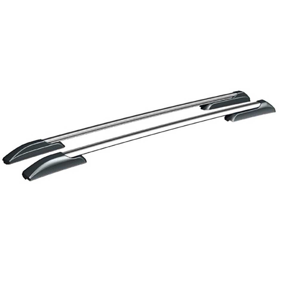 Рейлинги «APS» продольные алюминиевые для KIA Soul III (2019-н.в.) хэтчбек серые Рейлинги «APS» продольные алюминиевые для KIA Soul III (2019-н.в.) хэтчбек серые