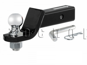 Шаровый узел ОЦИНКОВАННЫЙ кронштейн с шаром американ. d50 (хром. Шар)