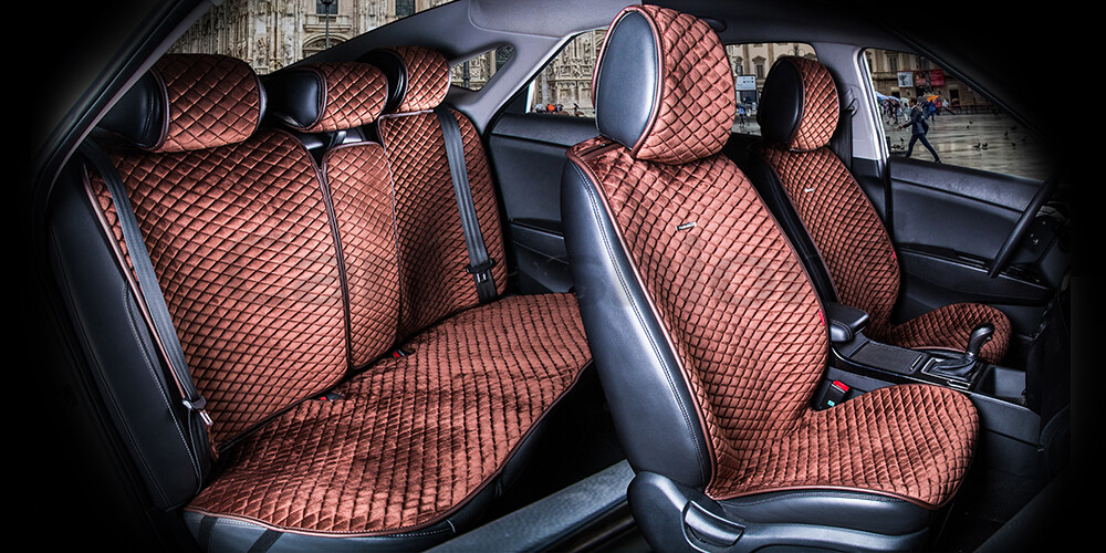 Комплект Накидок «CITY PLUS» кофе/кофе 22475 Комплект Накидок «CITY PLUS» кофе/кофе 22475