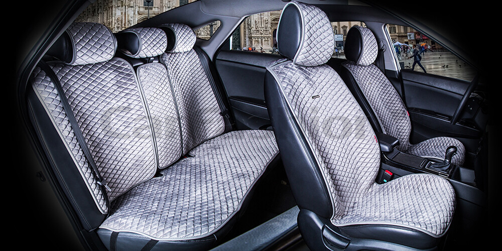 Комплект Накидок «CITY PLUS» темно серый/темно серый 22476 Комплект Накидок «CITY PLUS» темно серый/темно серый 22476