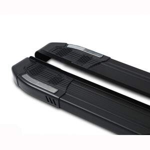 (а) Пороги-подножки RAINBOW BLACK (алюминий+пластик) от ERKUL (а) Пороги-подножки RAINBOW BLACK (алюминий+пластик) от ERKUL