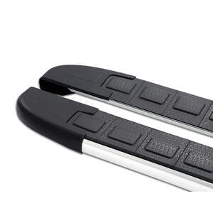 Пороги DURU для LAND ROVER FREELANDER I 2004-2007 (алюминий+пластик) от ERKUL Пороги DURU для LAND ROVER FREELANDER I 2004-2007 (алюминий+пластик) от ERKUL