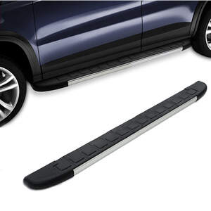 Пороги DURU для TOYOTA RAV 4 3 2006-2012 (алюминий+пластик) от ERKUL