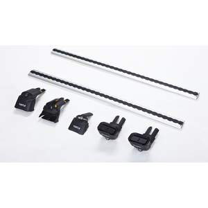 Багажные поперечины в штатные места для FORD KUGA I/II/III 2008-н.в. серебристые, с замками Багажные поперечины в штатные места для FORD KUGA I/II/III 2008-н.в. серебристые, с замками