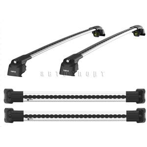 Багажные поперечины в штатные места для FORD KUGA I/II/III 2008-н.в. серебристые, с замками Багажные поперечины в штатные места для FORD KUGA I/II/III 2008-н.в. серебристые, с замками