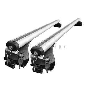 Багажник BOSS на рейлинги BMW 5 kombi G30/G31 2016-н.в (аэродинамич.дуги с замком)