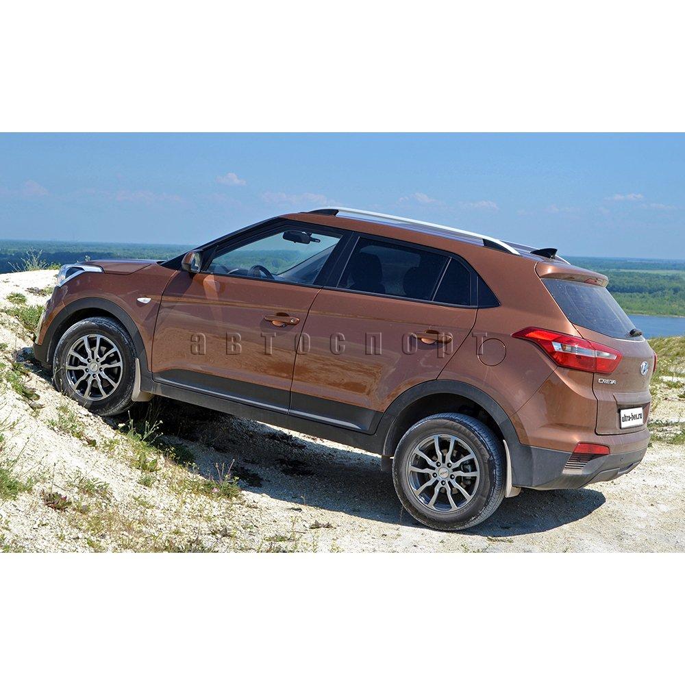 Рейлинги продольные HYUNDAI Creta I (2016-2021) silver Рейлинги продольные HYUNDAI Creta I (2016-2021) silver