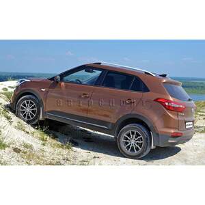 Рейлинги продольные HYUNDAI Creta I (2016-2021) silver