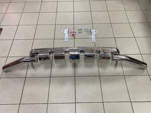 Защита переднего бампера Grender d76+d57 для Toyota Land Cruiser 150 Prado (2013-2017)