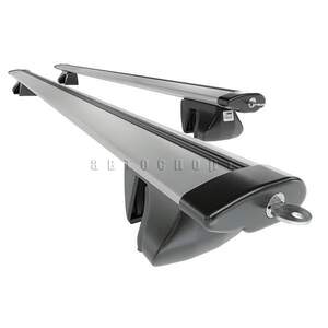 Багажник ALFA на рейлинги LEXUS RX mk IV SUV 2016-н.в. (дуги аэро-крыло с замком)