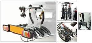 Крепление велосипеда на фаркоп PERUZZO Siena для 3-х велосипедов, сталь/цвет серый