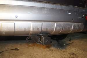 Быстросъемный фаркоп «Бизон» профиль 50х50 для KIA Mohave 2017-н.в.