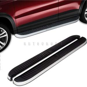 Пороги-подножки TAYGA V1 (алюминий+пластик) для KIA SPORTAGE 2004-2009 Пороги-подножки TAYGA V1 (алюминий+пластик) для KIA SPORTAGE 2004-2009